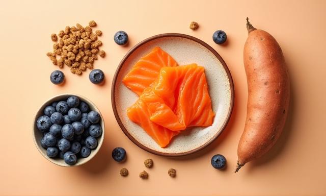 Premium pet food variety